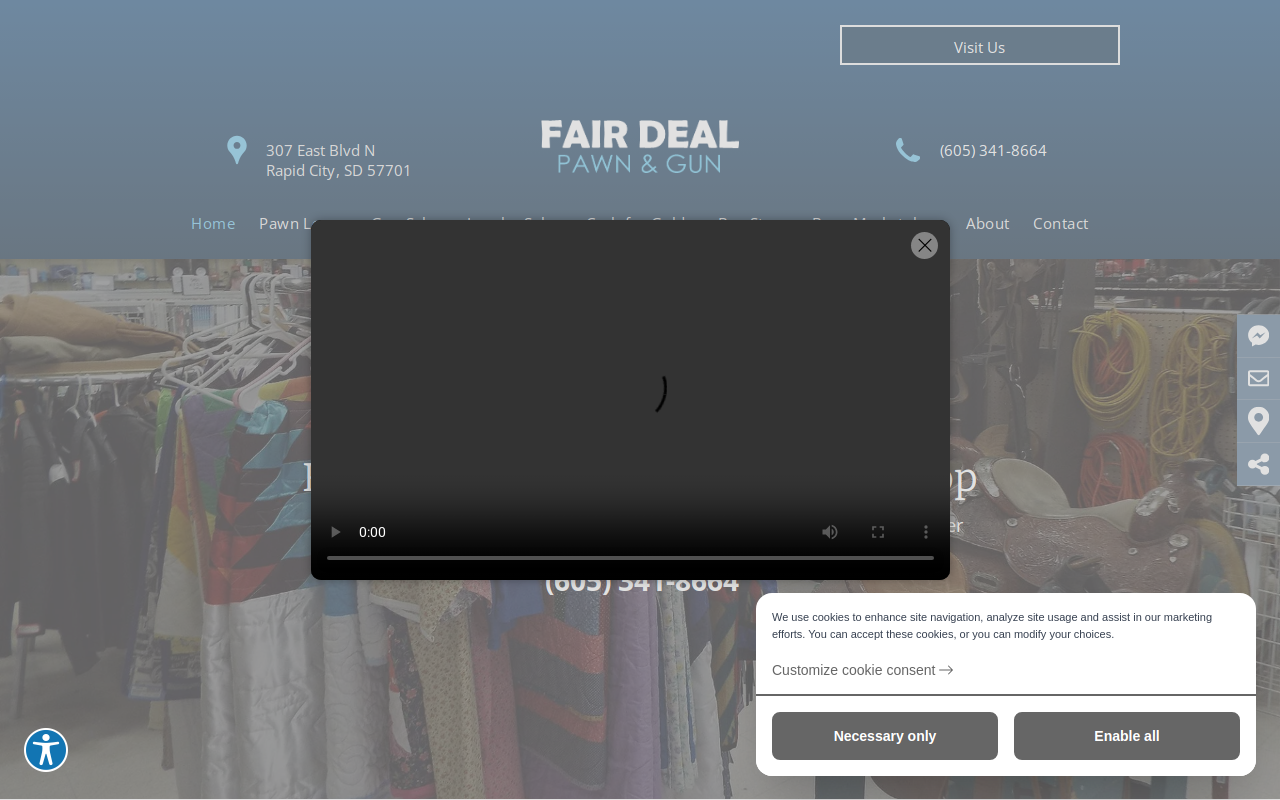 Fair Deal Pawn Shop website preview