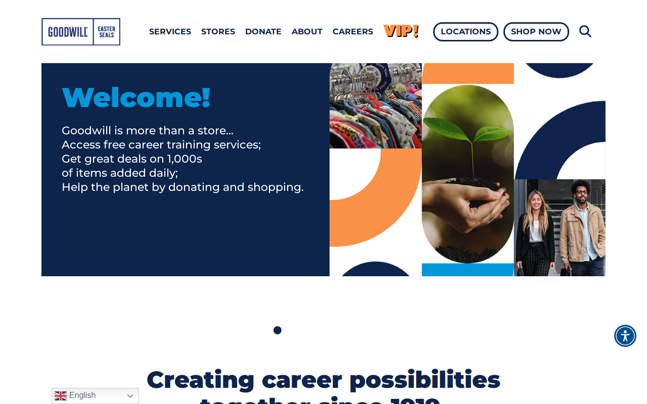 Goodwill website preview