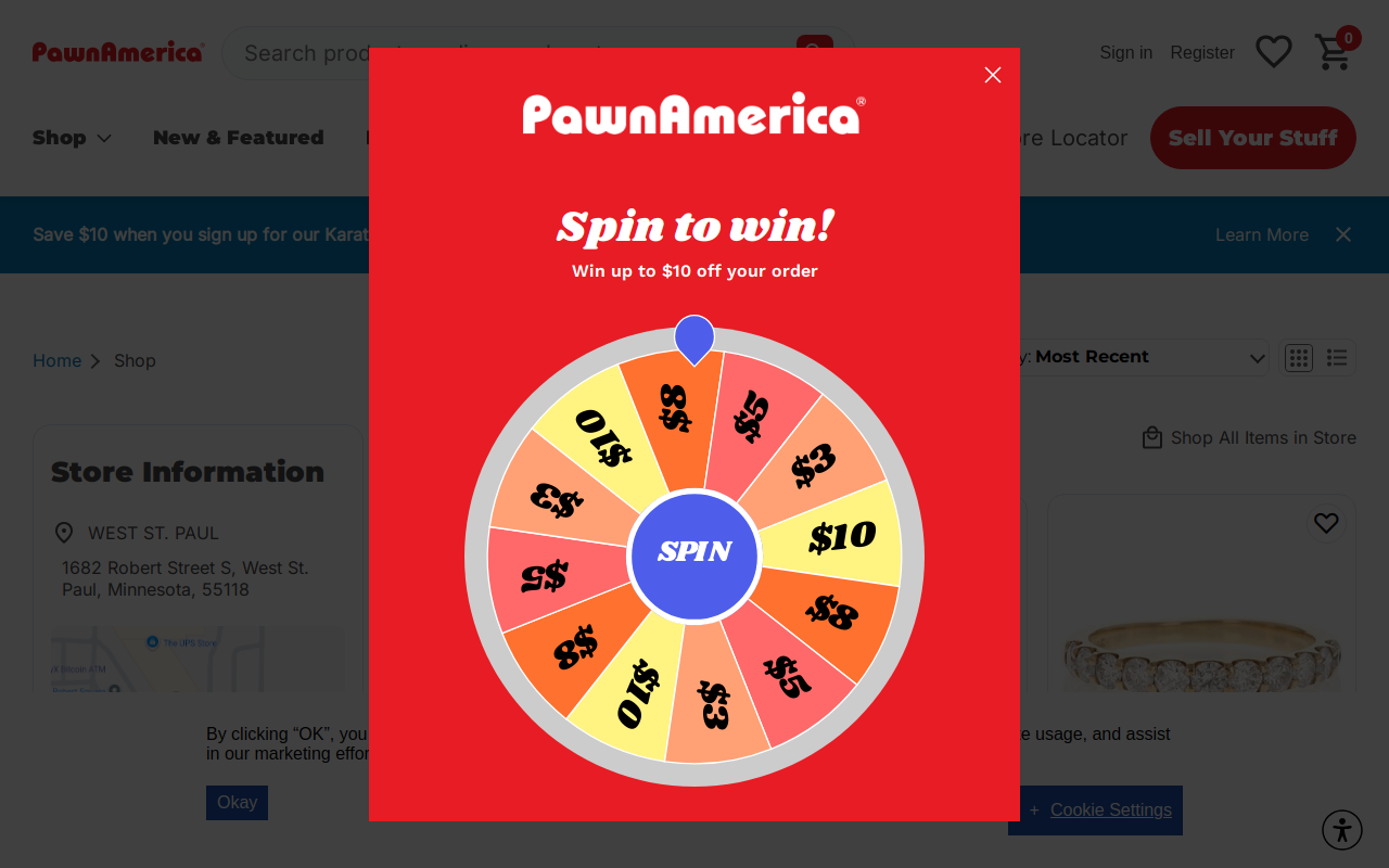 Pawn America website preview