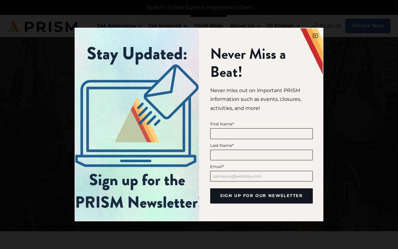 Shop for Change website preview