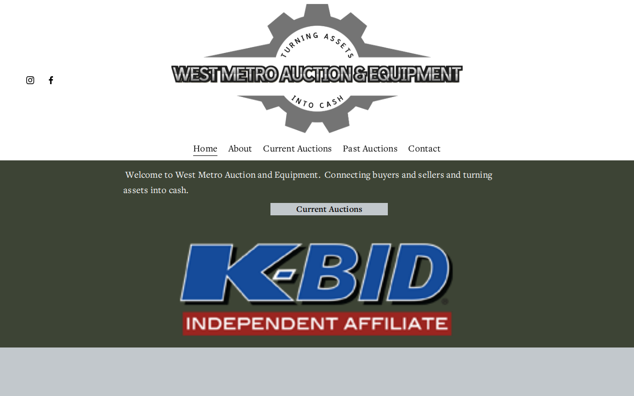 West Metro Auction and Equipment website preview