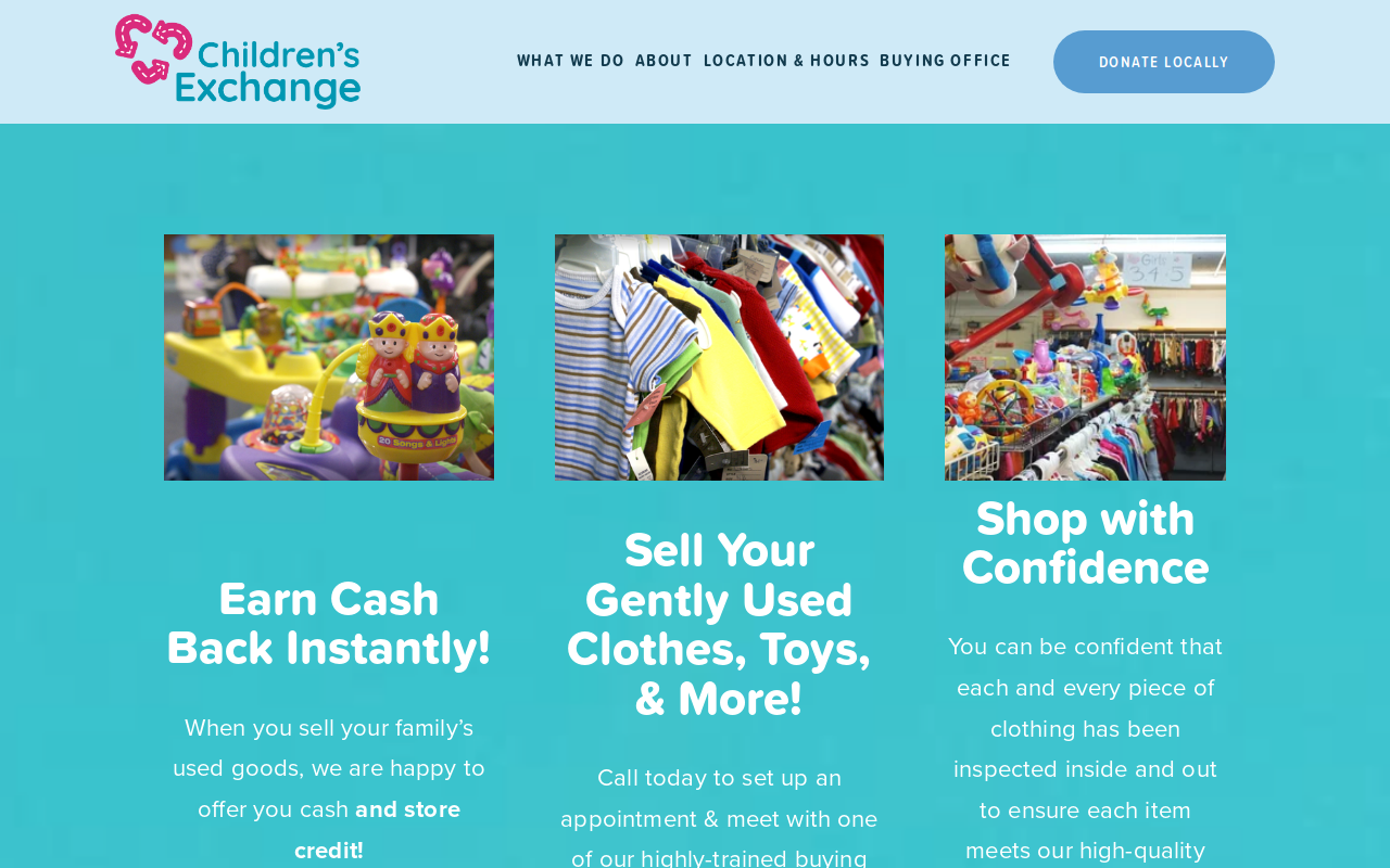 Children's Exchange website preview