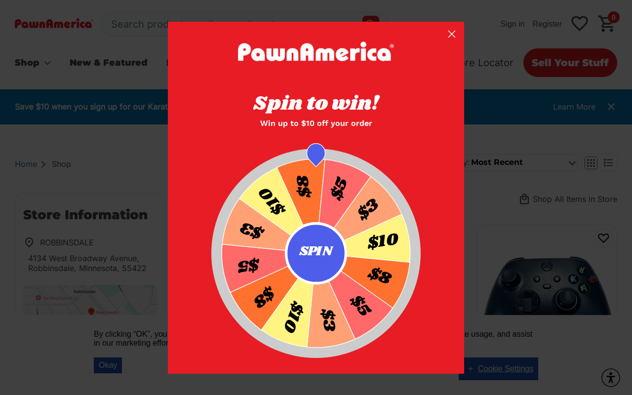 Pawn America website preview