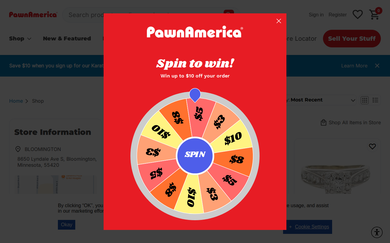 Pawn America website preview