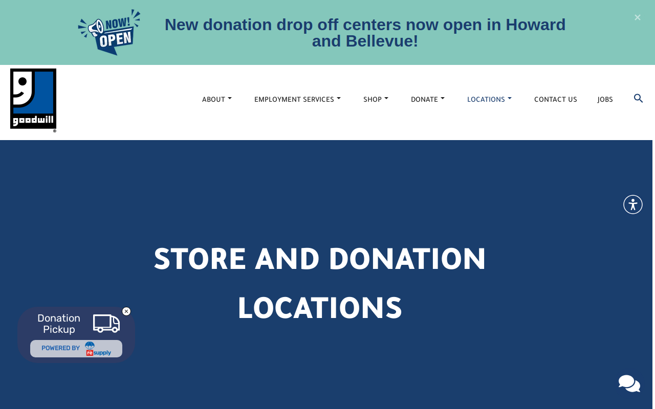 Goodwill website preview