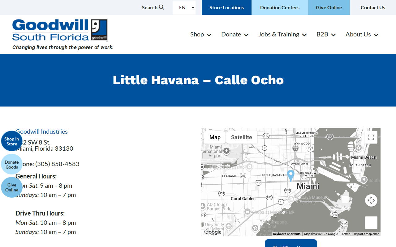 Goodwill website preview