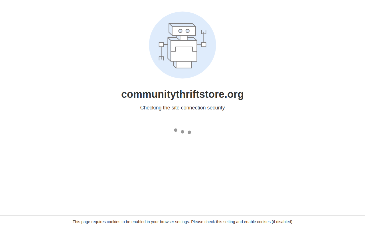 Community Thrift Store website preview