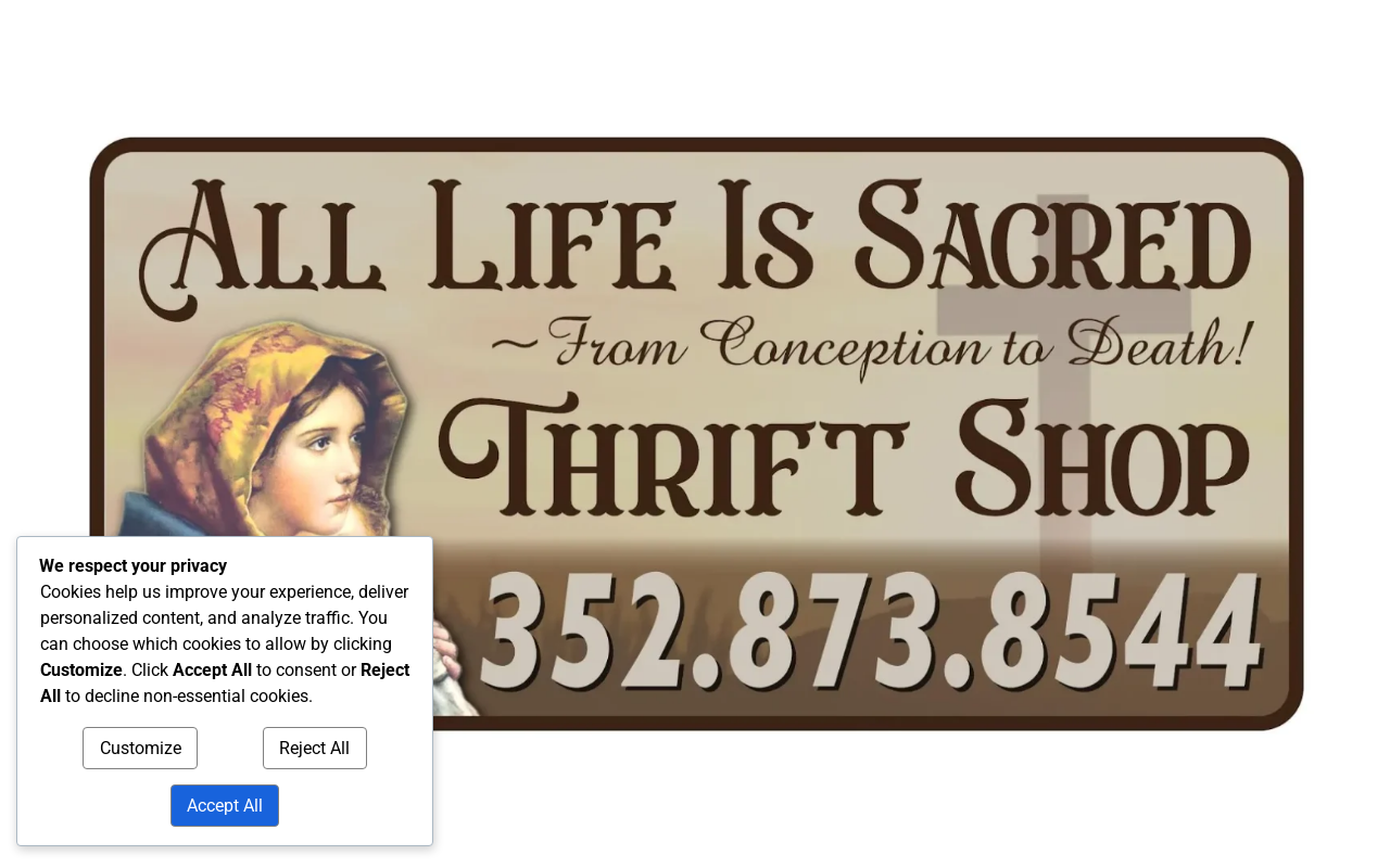Divine Providence Ministries Thrift Store website preview