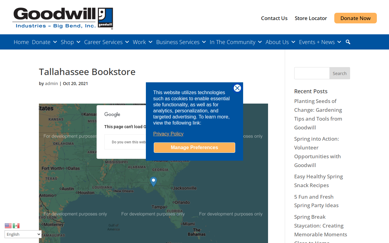 Goodwill website preview