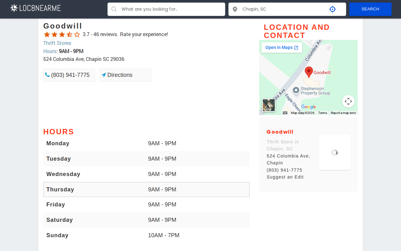 Goodwill website preview