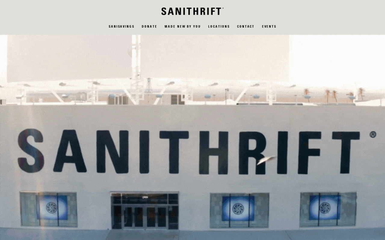 Sanithrift Country Mart website preview
