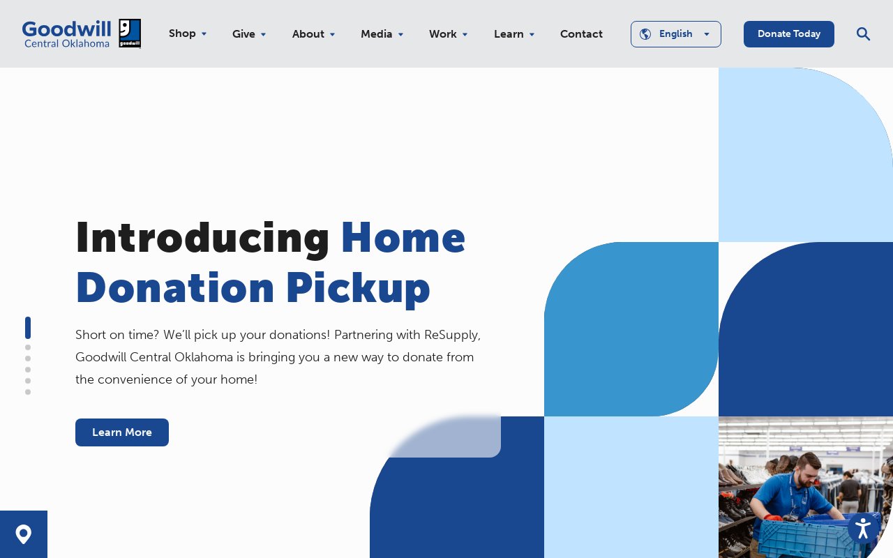 Goodwill Thrift Store & Donation Center website preview