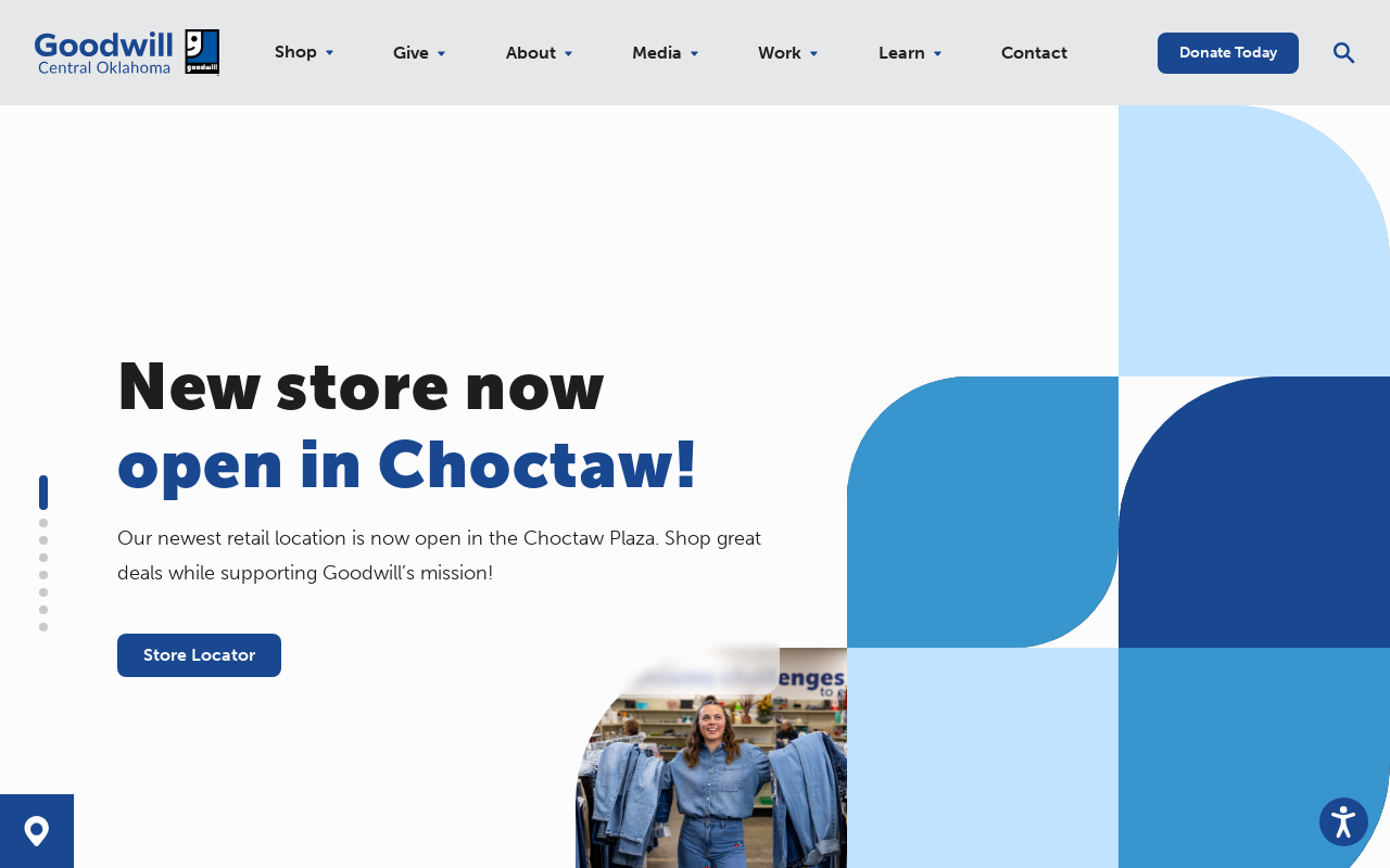 Goodwill Thrift Store & Donation Center website preview