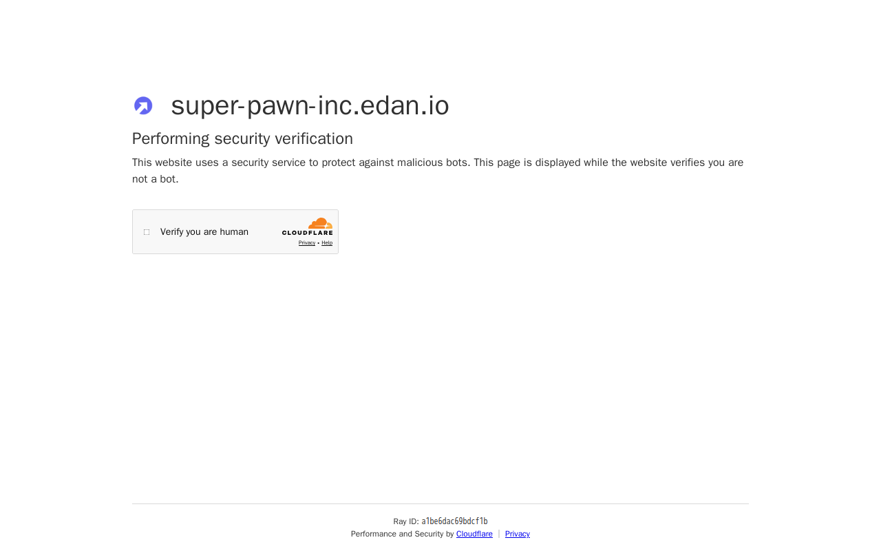 Super Pawn Inc website preview