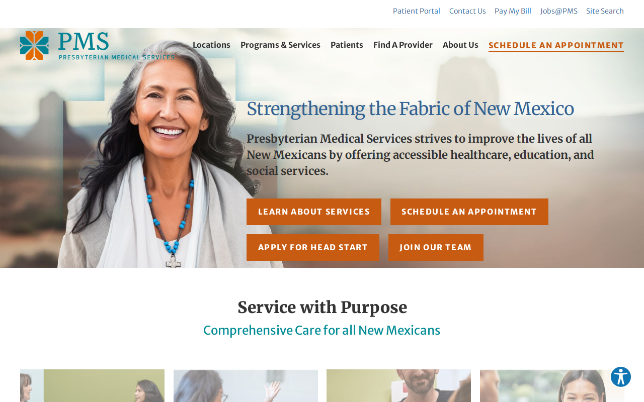 PMS Thrift Store website preview