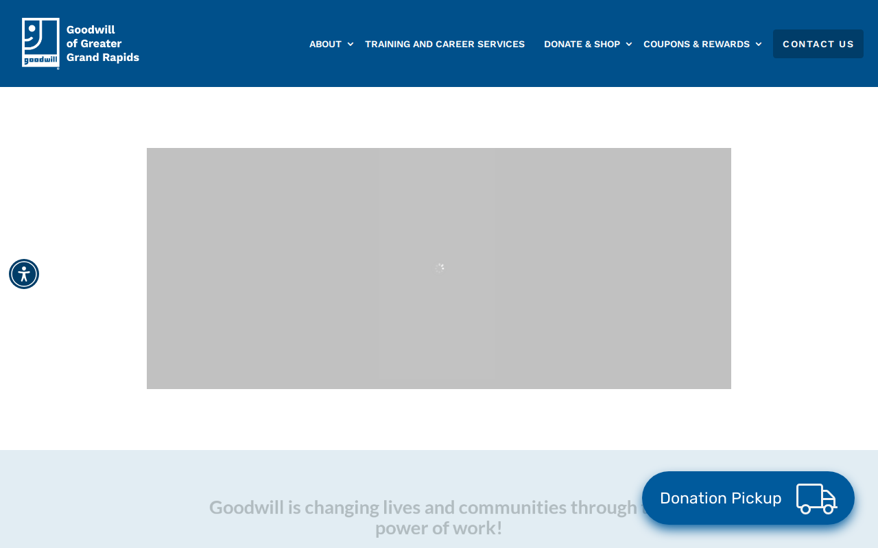 Goodwill website preview