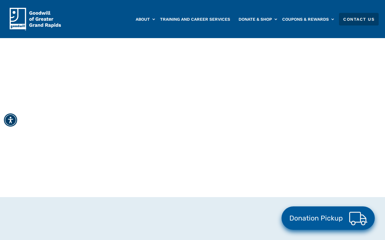 Goodwill Outlet website preview