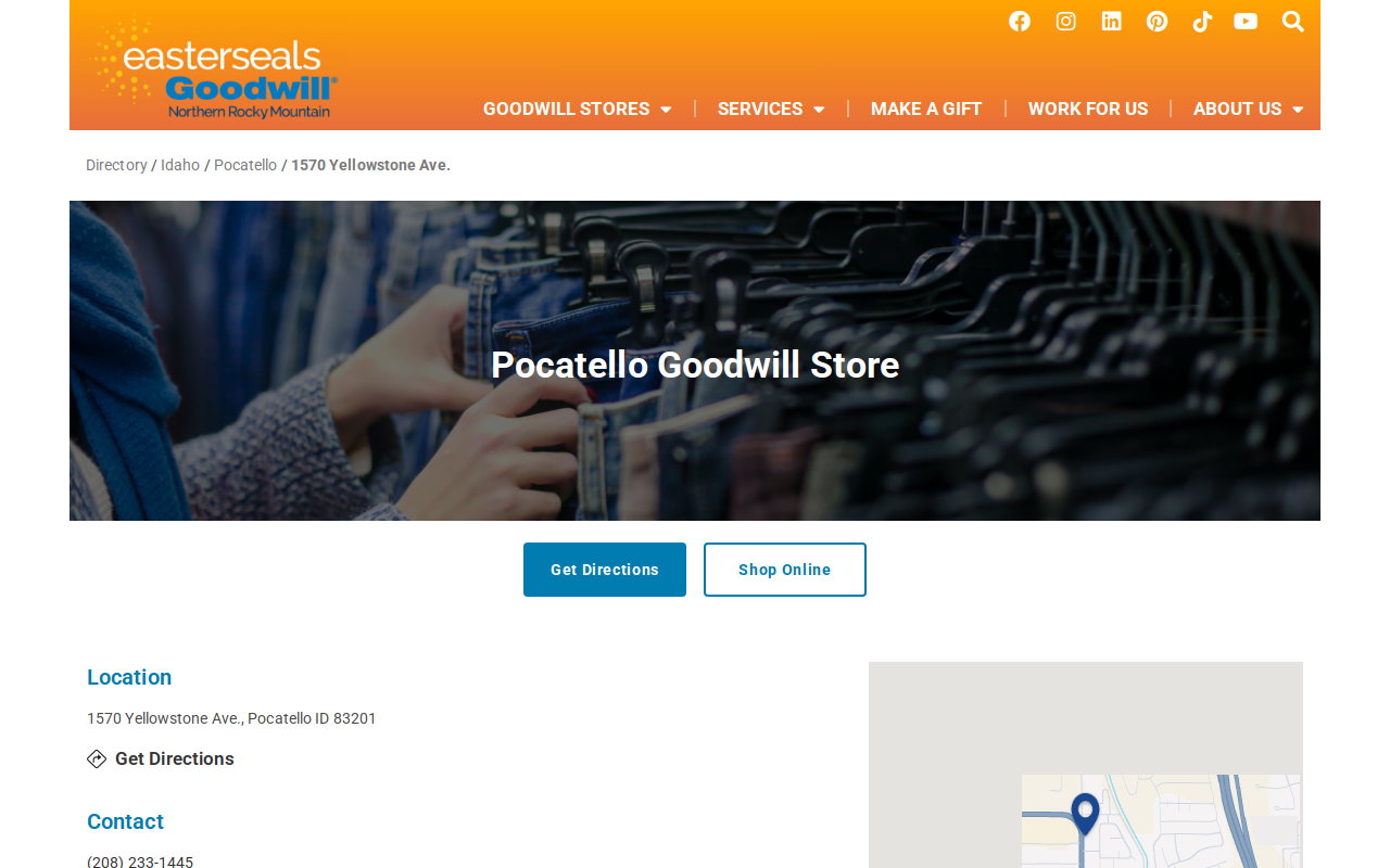 Goodwill website preview