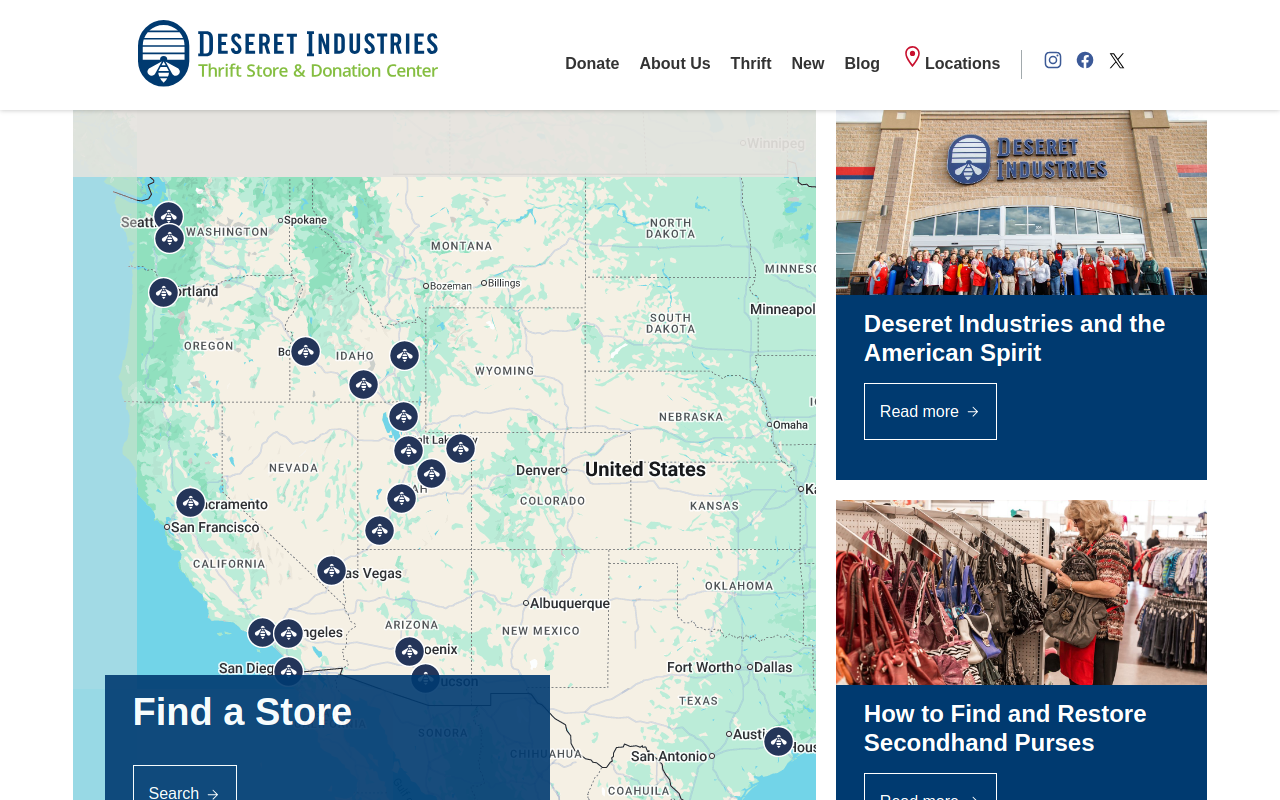Deseret Industries website preview