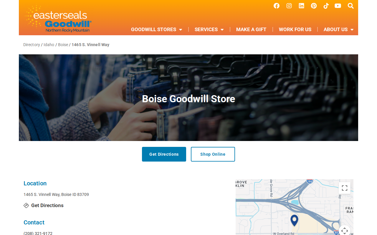Goodwill website preview