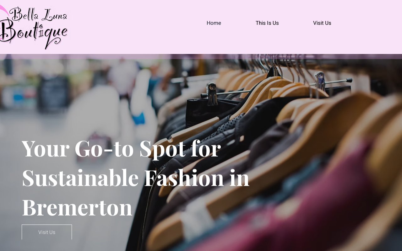 Bella Luna Boutique website preview