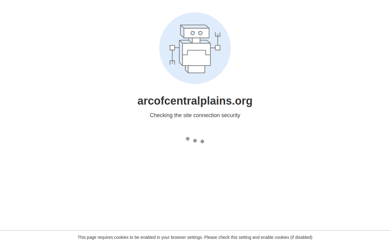 Arc of the Central Plains website preview