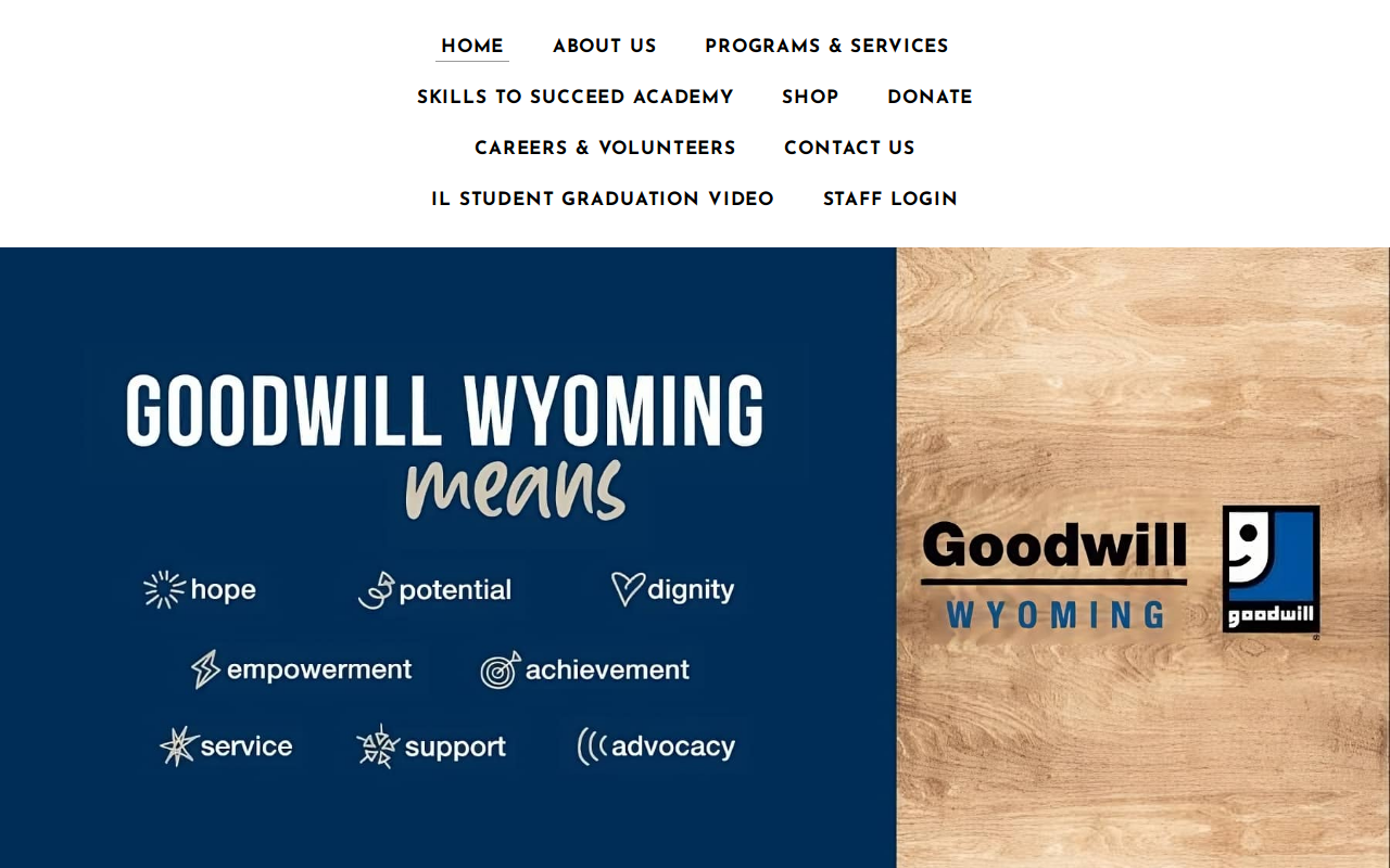 Goodwill website preview