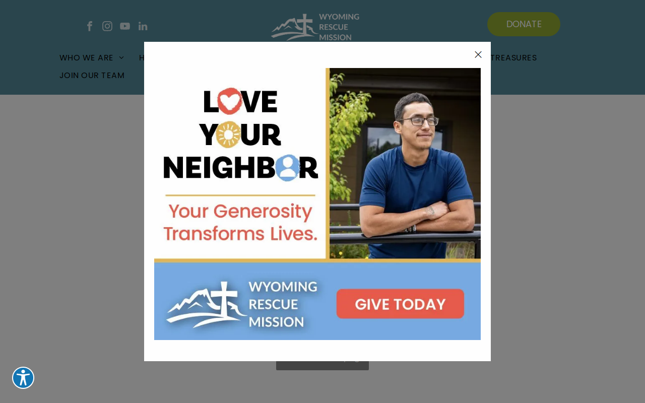 Rescued Treasures Thrift Store website preview