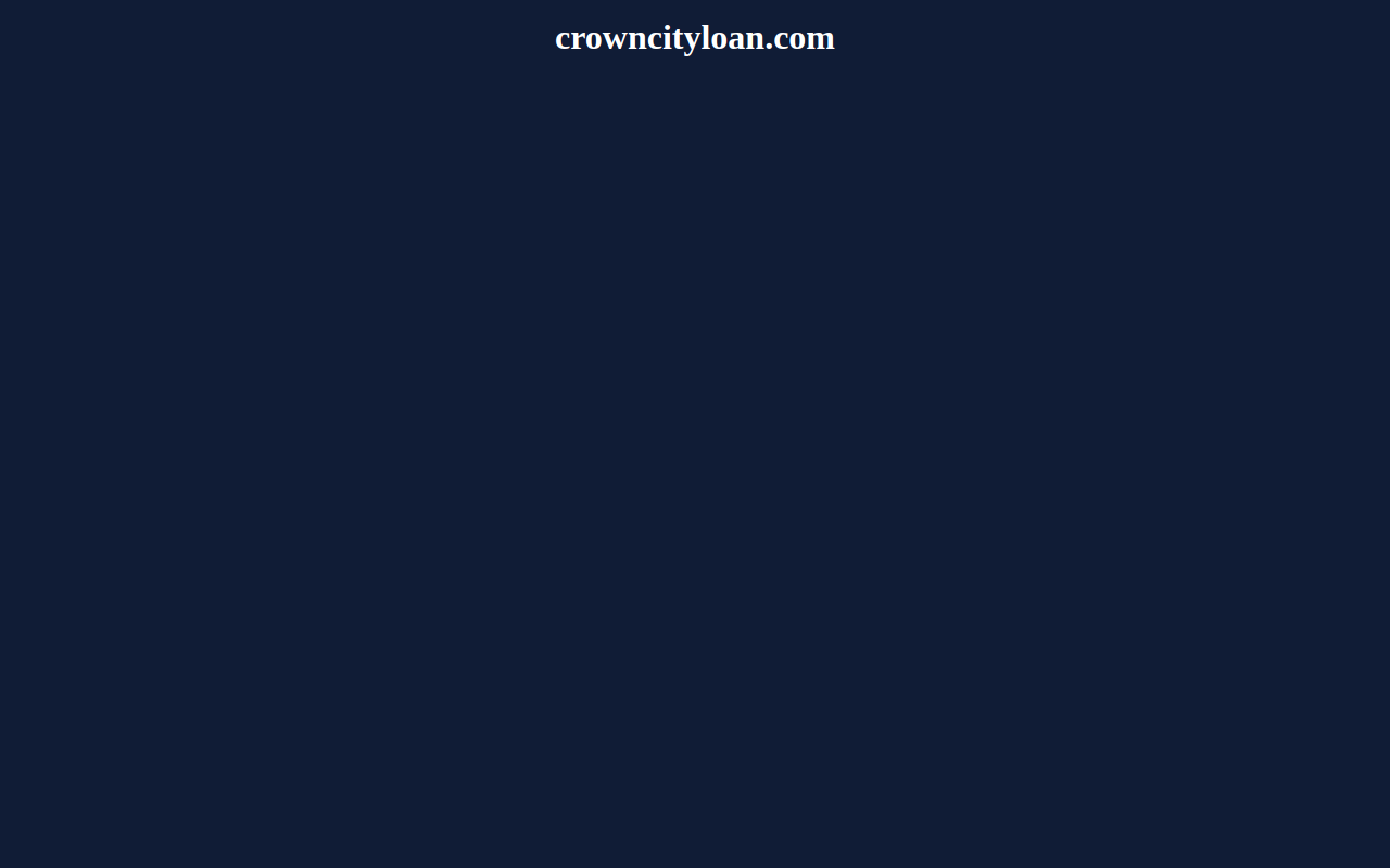 Crown City Loan & Jewelry website preview