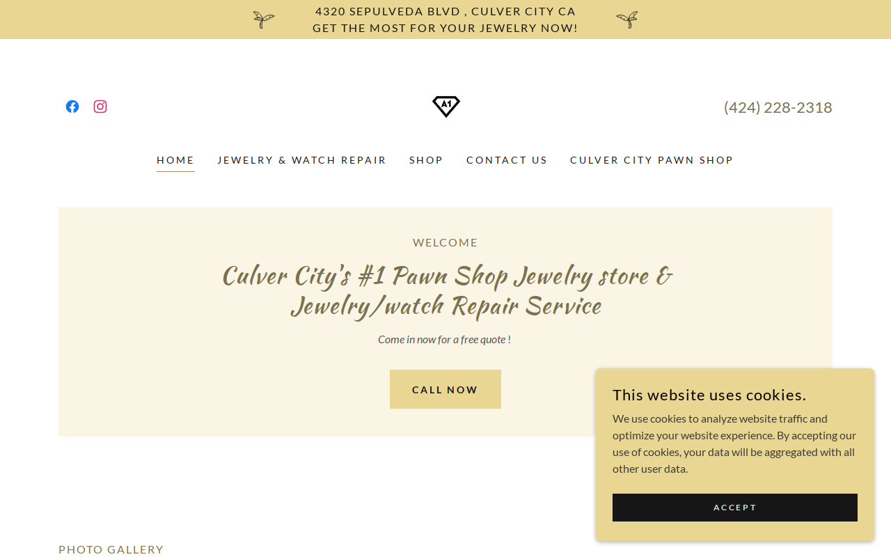 A1 Jewelry and Loan website preview