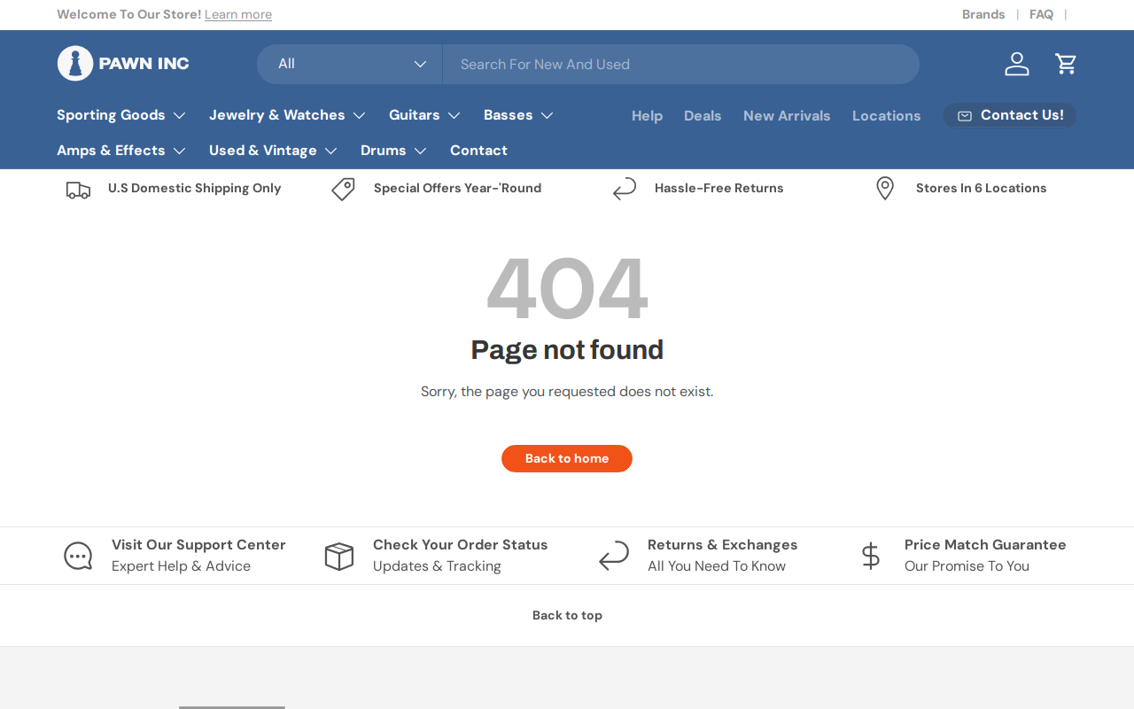 Fontana Jewelery & Loan website preview