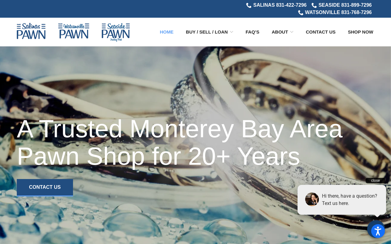 Watsonville Pawn website preview