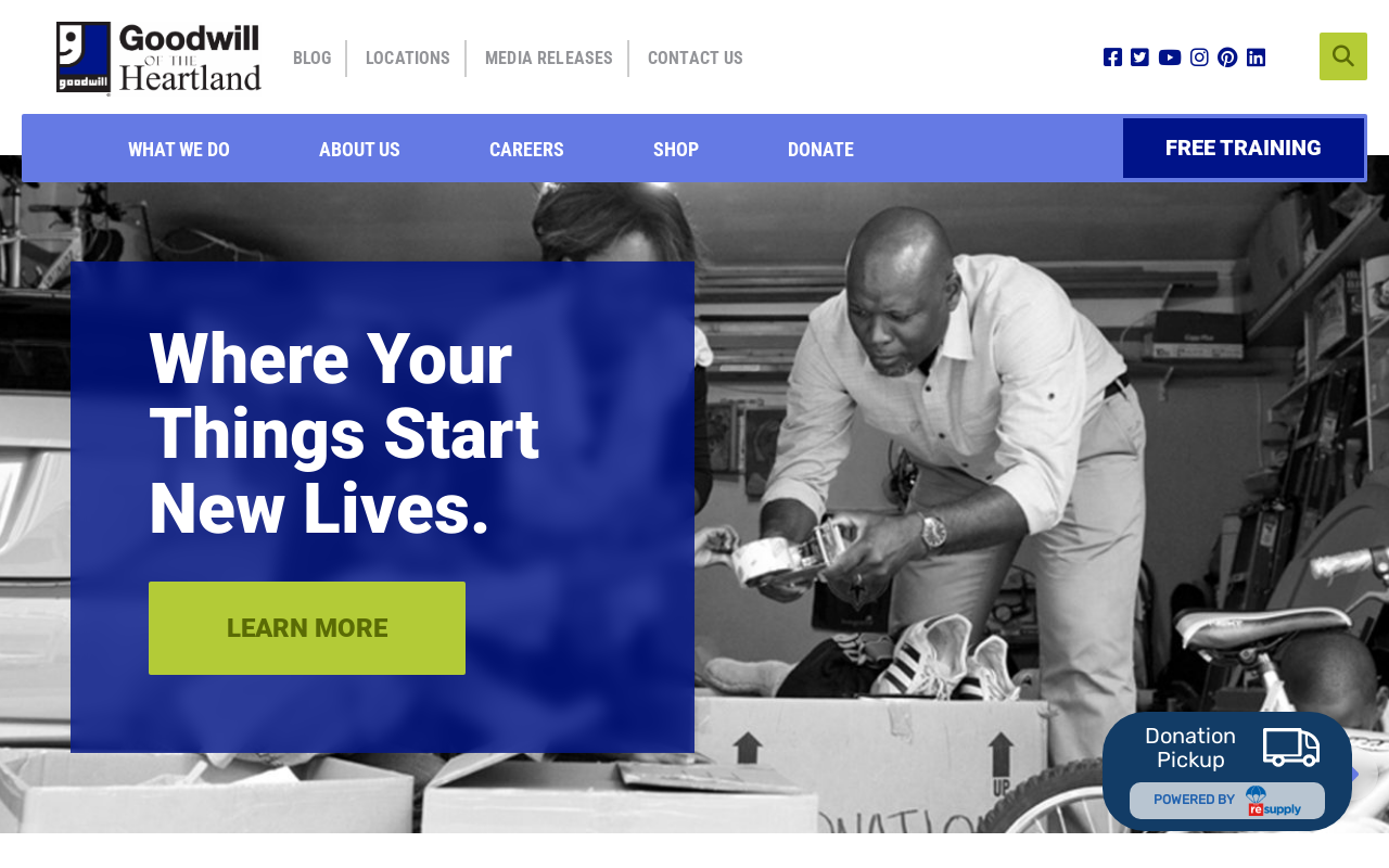 Goodwill website preview