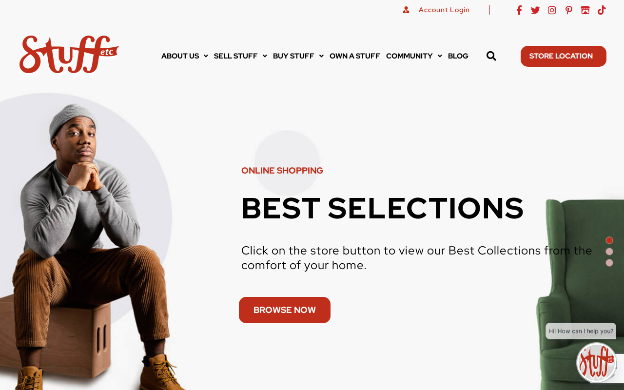 Stuff Etc. website preview