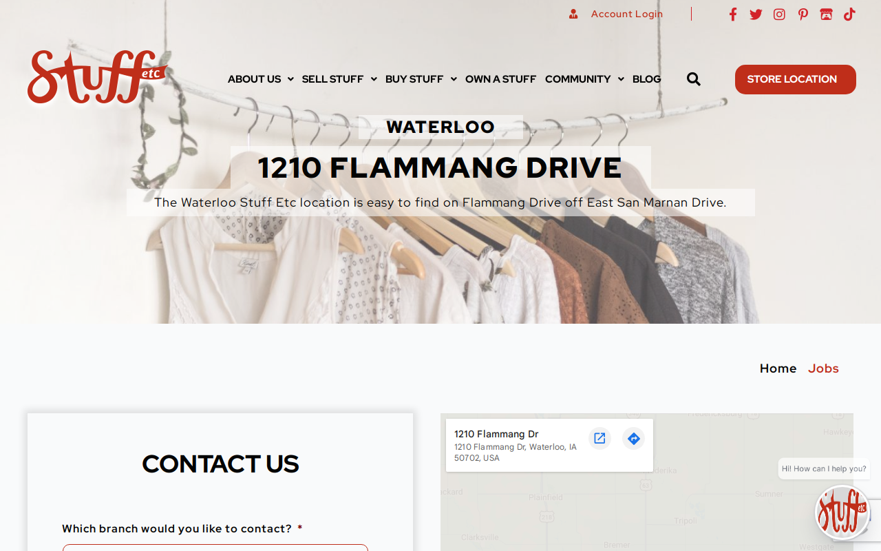 Stuff Etc website preview