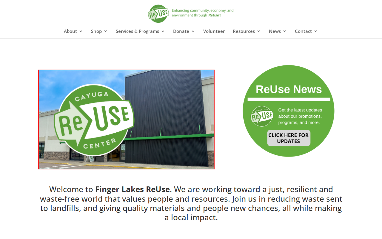 Cayuga ReUse Center website preview