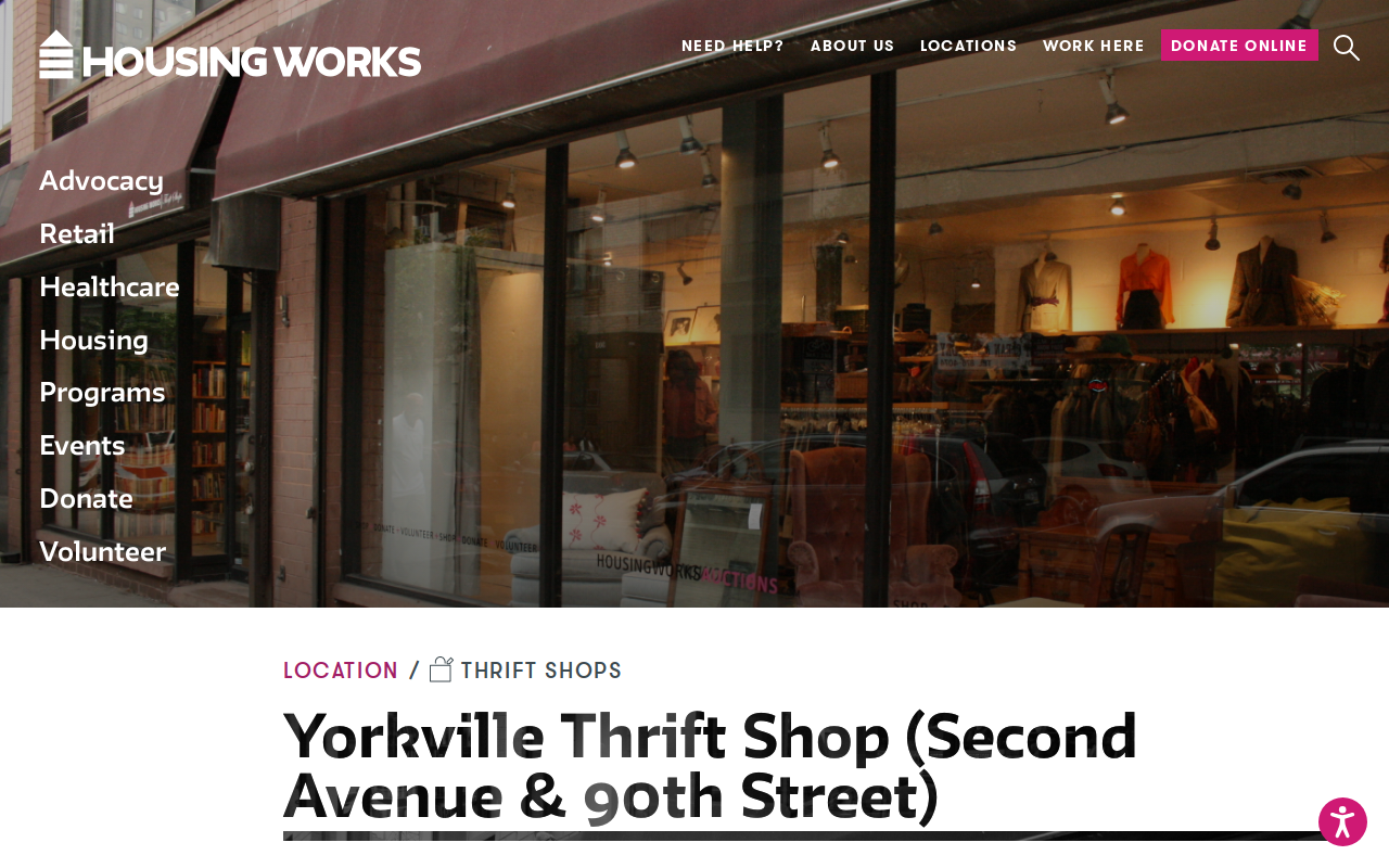 Housing Works Thrift Shop website preview