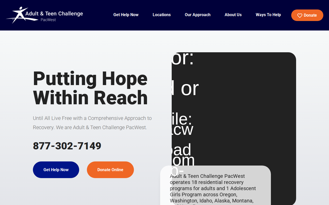 Super Thrift website preview