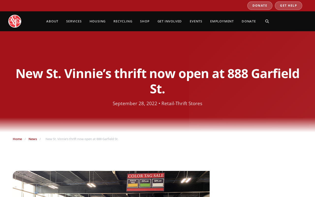 Saint Vincent de Paul Thrift Store website preview