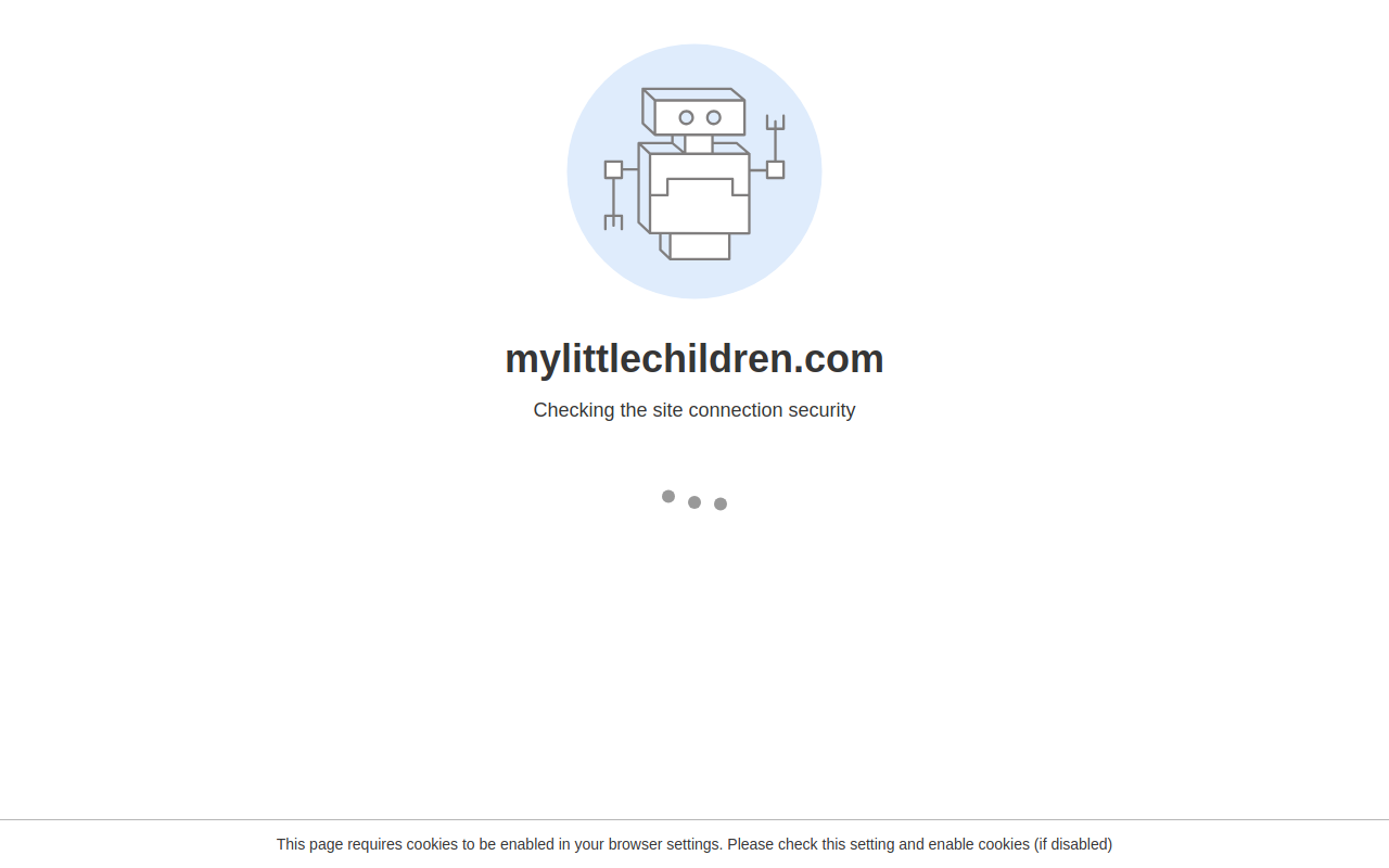 My Little Children website preview