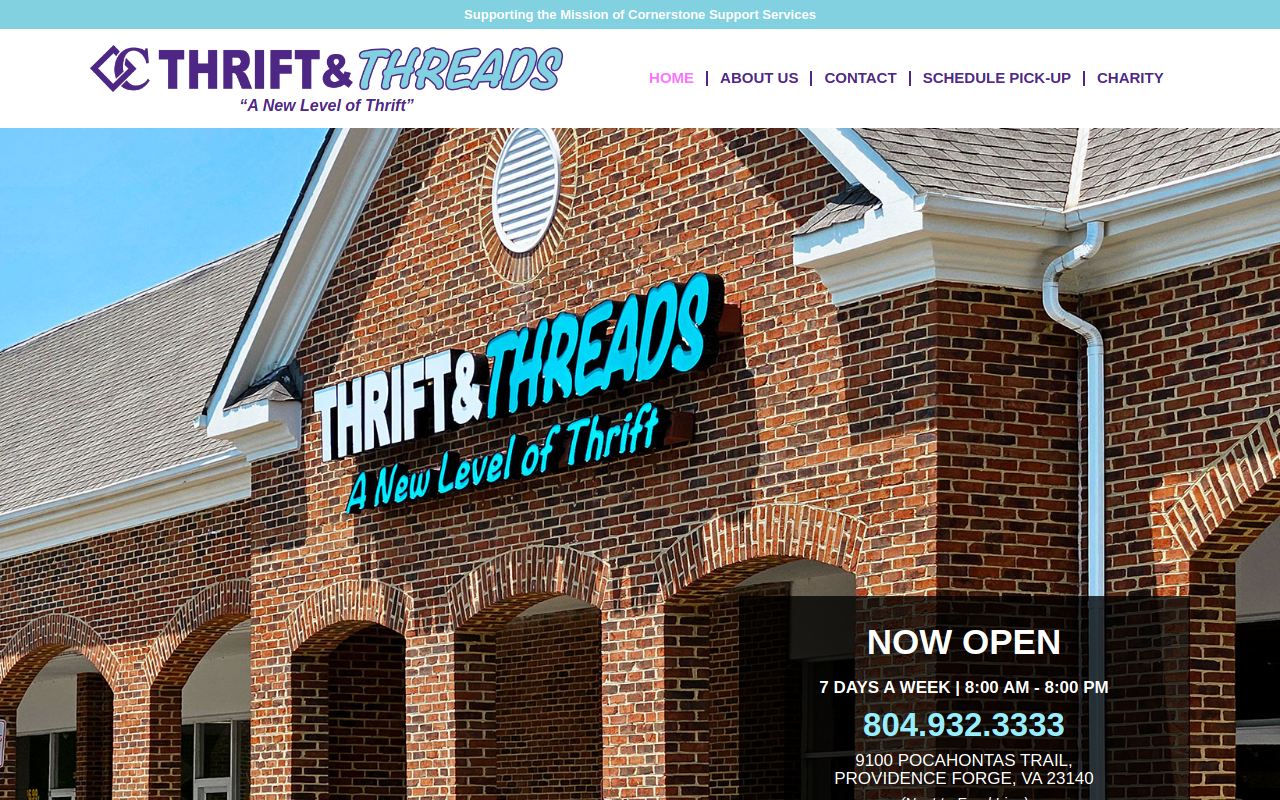 Thrifts & Trends website preview