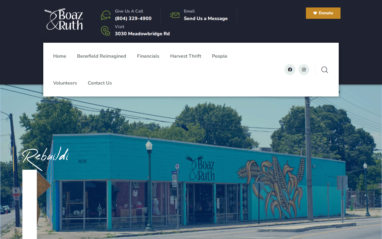 Boaz & Ruth website preview