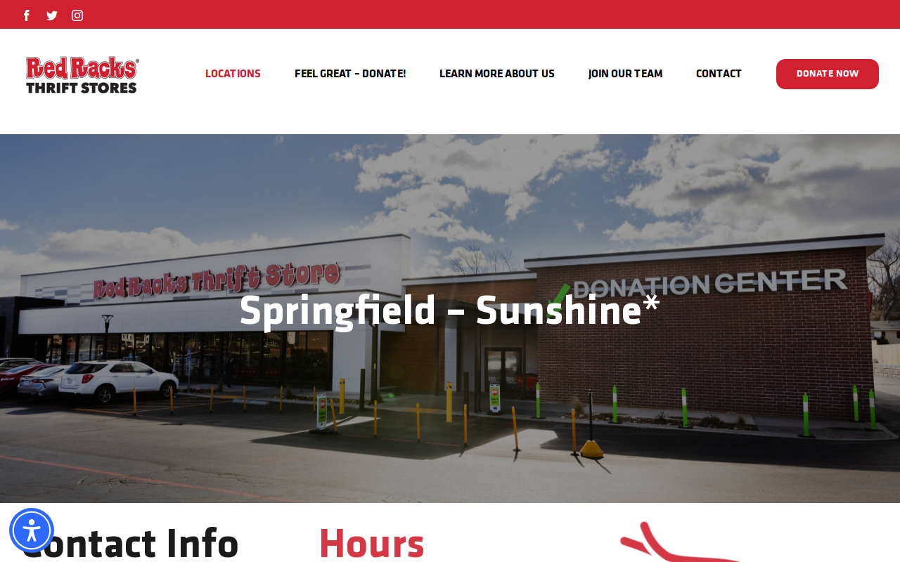 Red Racks website preview