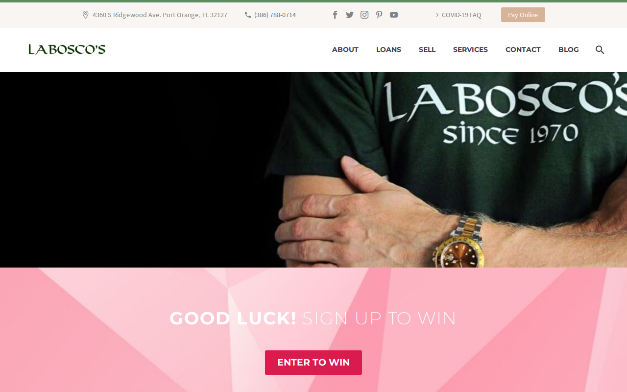 LaBosco Jewelry Castle website preview