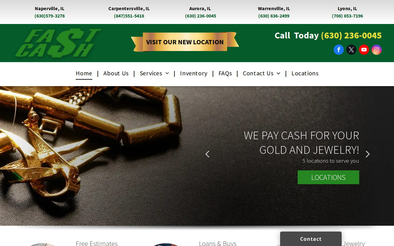 Fast Cash & Pawn website preview