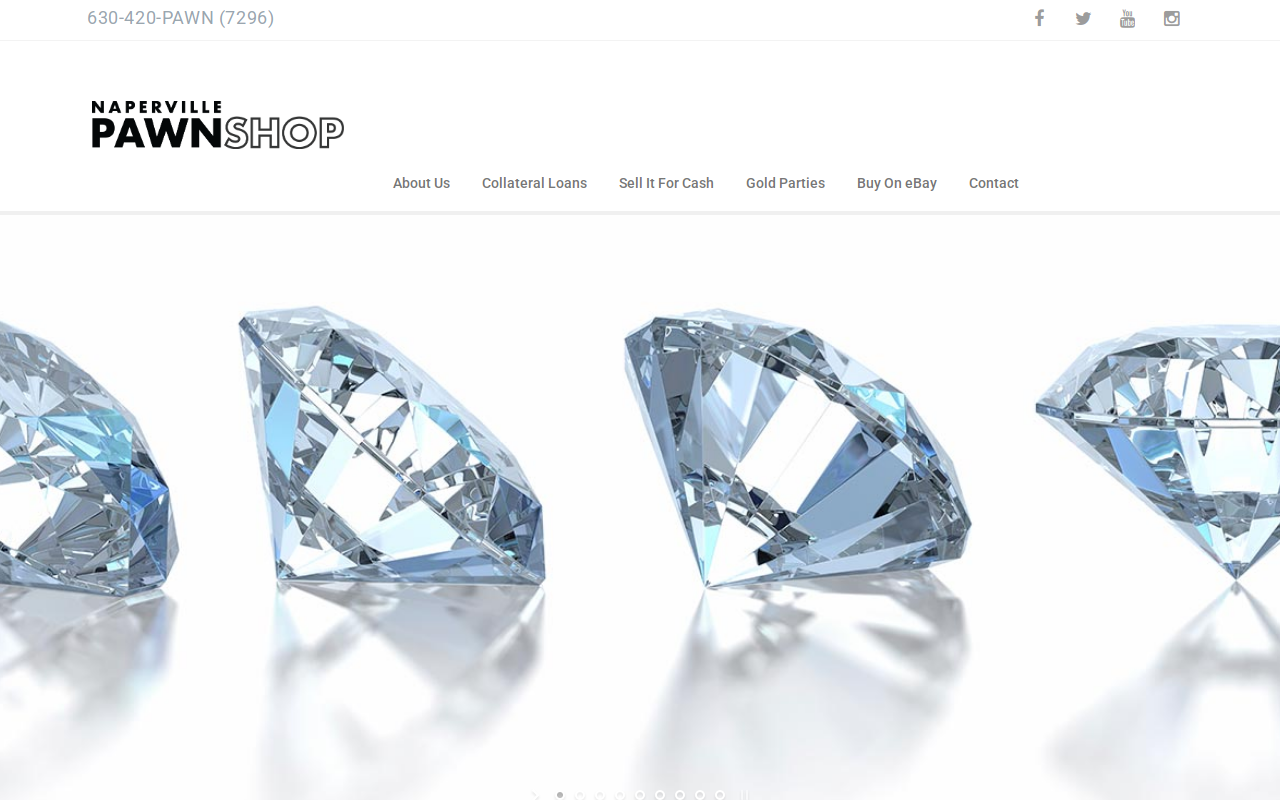 Naperville Pawn Shop website preview