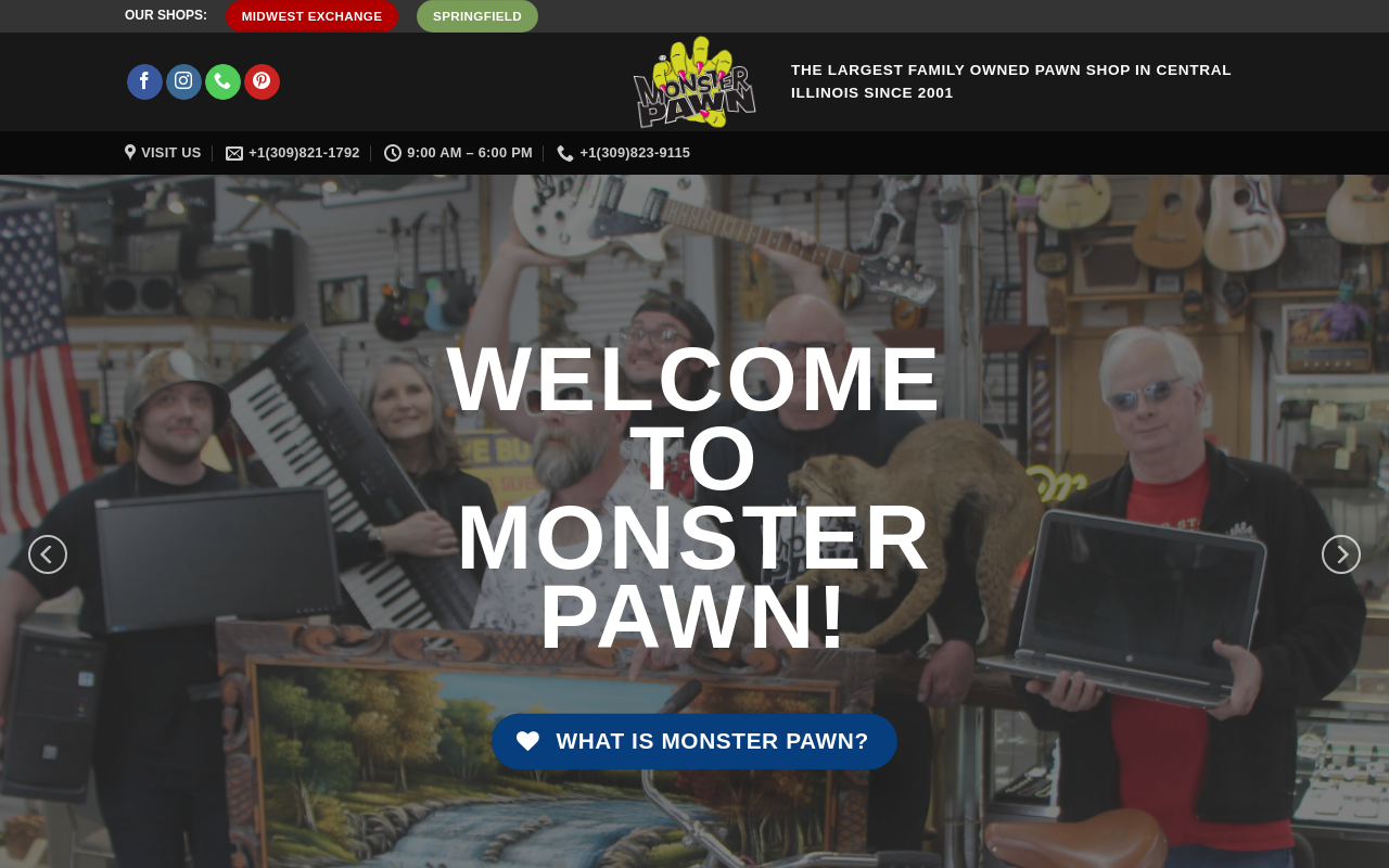Monster Pawn website preview