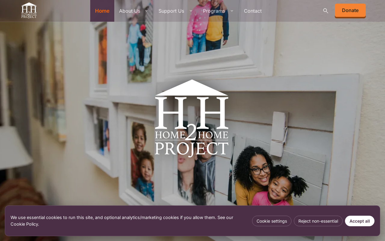 Home2Home Project website preview