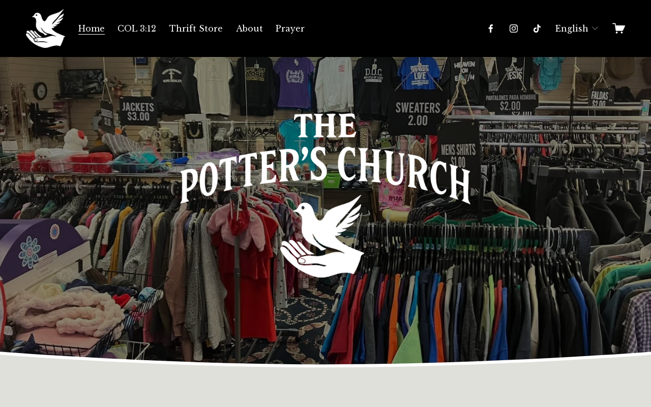 The Potter's Hand website preview
