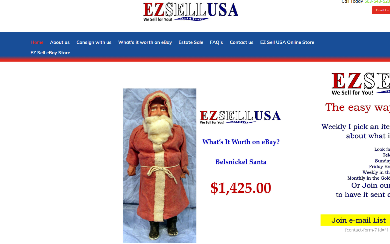 EZ Sell USA website preview